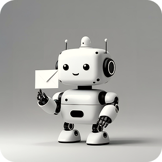 Un pequeño robot con un cuerpo redondeado y una antena.